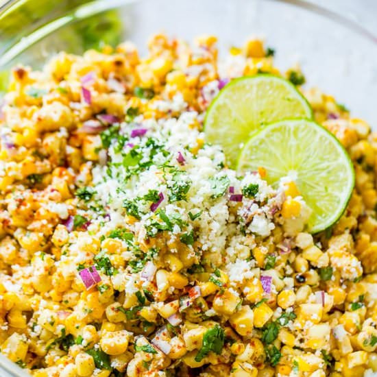 ELOTE GRILLED MEXICAN CORN SALAD