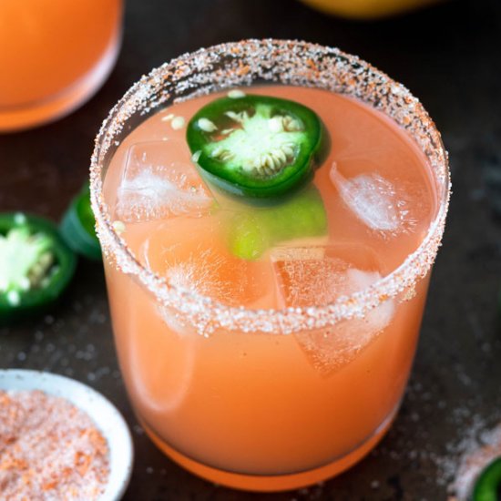 Grapefruit Jalapeno Spicy Margarita