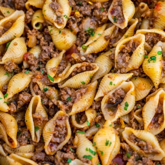 The Best Taco Pasta