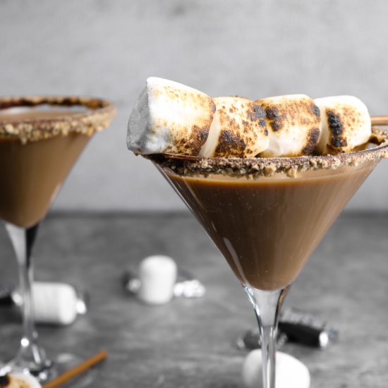 Chocolate S’mores Martini