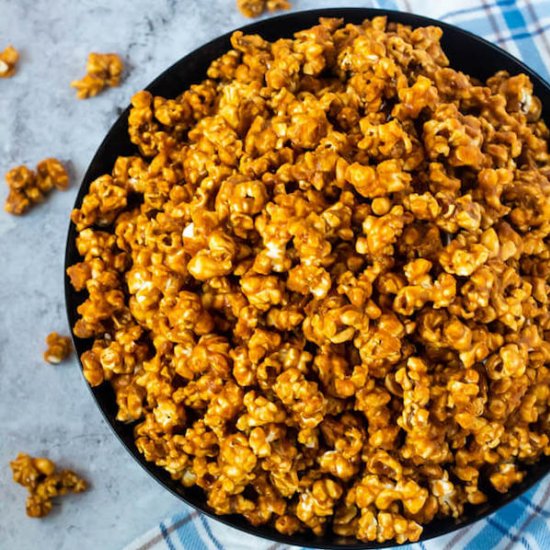 Homemade Caramel Popcorn