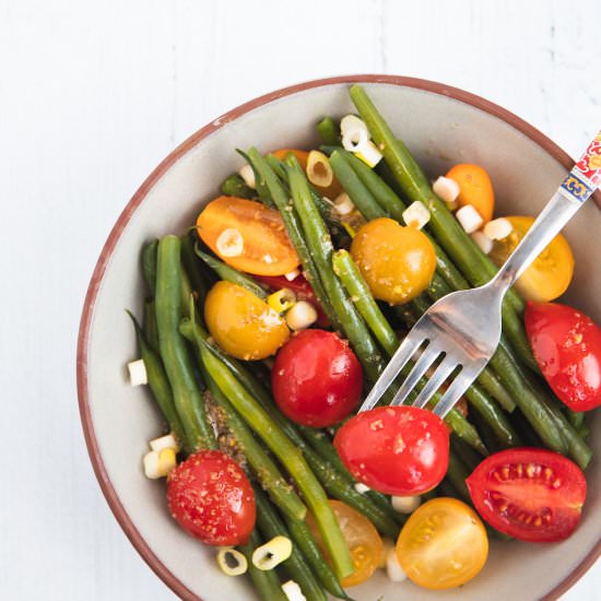 Green Beans and Tomatoes Salad