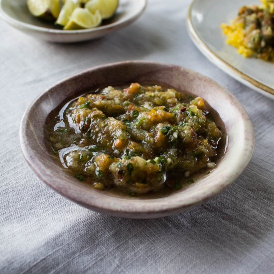 Pakistani Cilantro Chutney