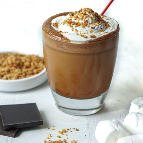 Smores Keto Iced Bulletproof Coffee