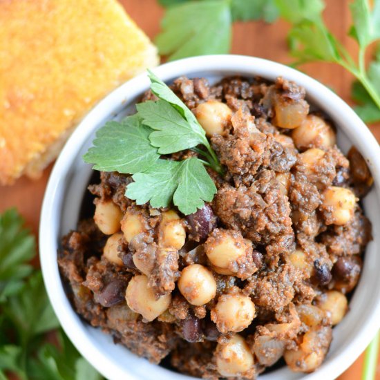 Meaty Portobello Chili