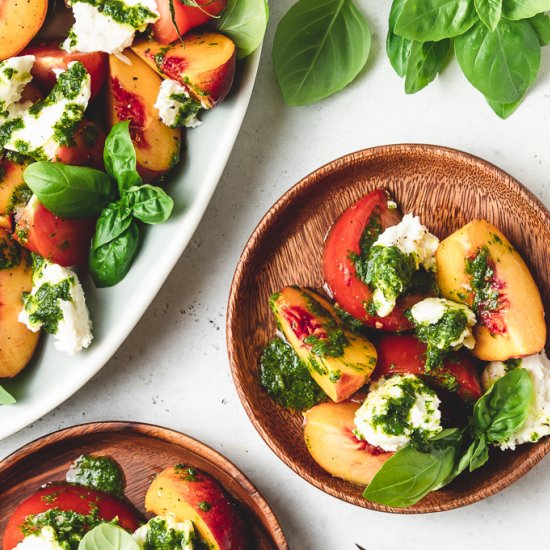 Peach Caprese Salad