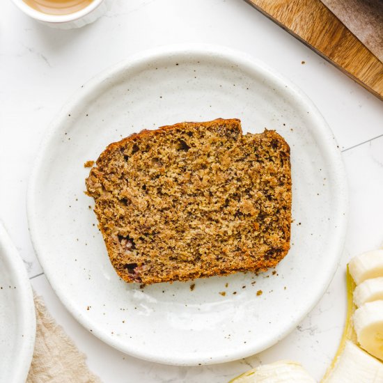 vegan & gluten free banana bread