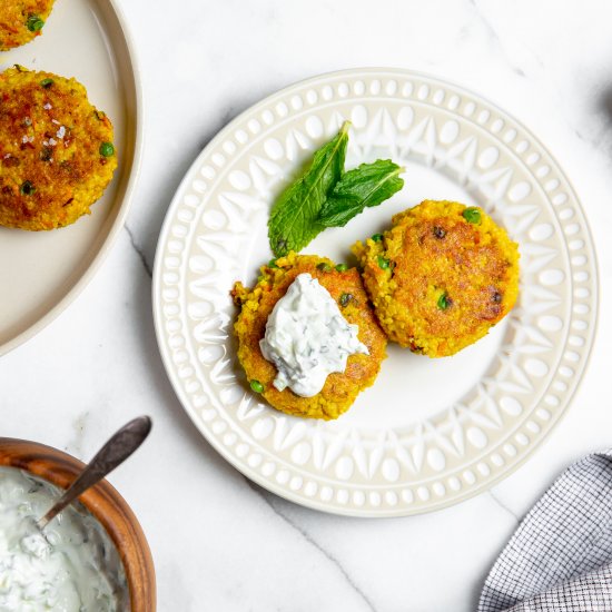 Curried Millet Cakes