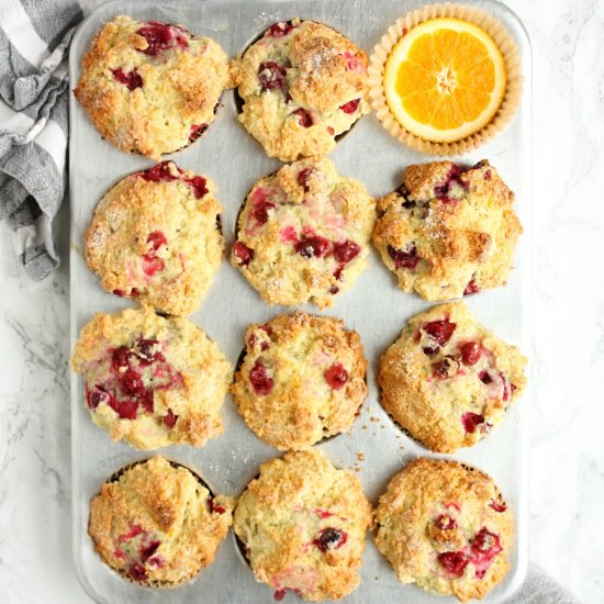 Best Orange Cranberry Muffins