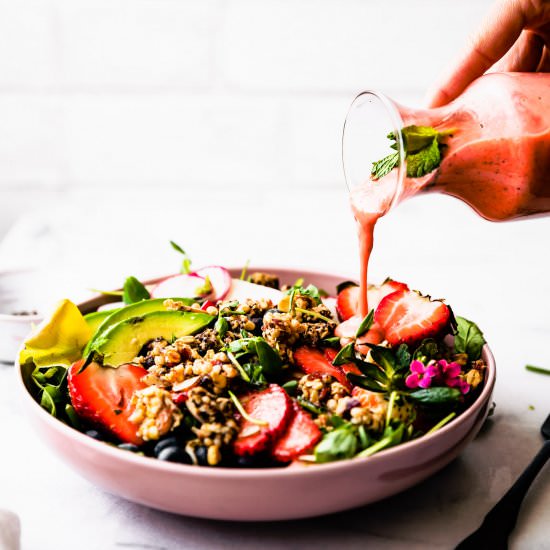 Strawberry Spinach Salad