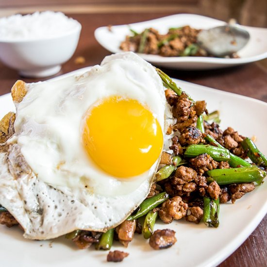 Stir Fried Green Beans and Pork