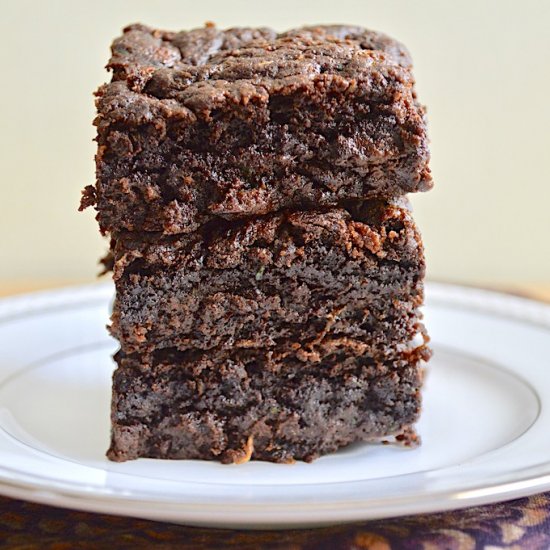 Fudgy Zucchini Brownies