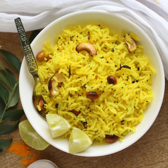 Mint Lemon Rice Recipe