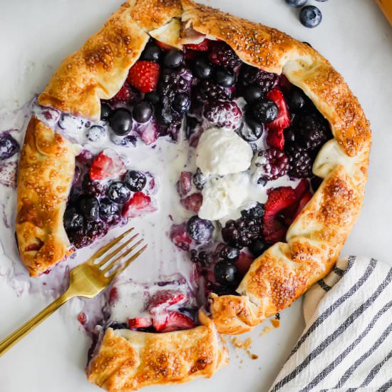 Mixed Berry Galette