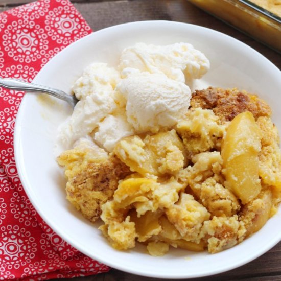 Peach Cobbler Dump Cake