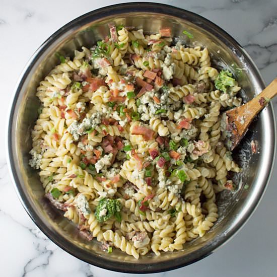 Bacon Blue Cheese Pasta Salad