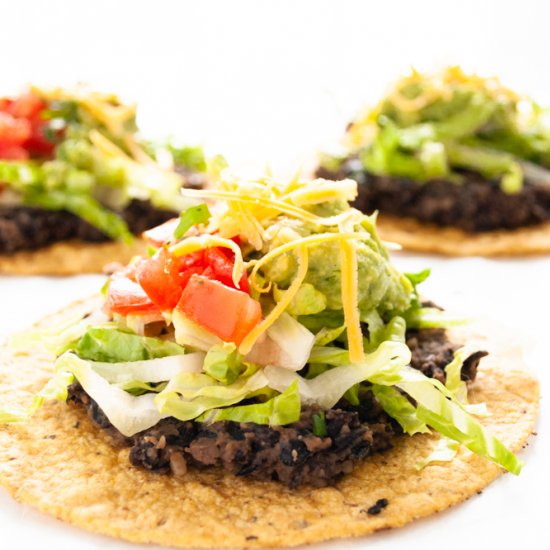 Black Bean Tostadas