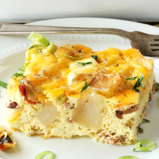 Breakfast Casserole with Bacon