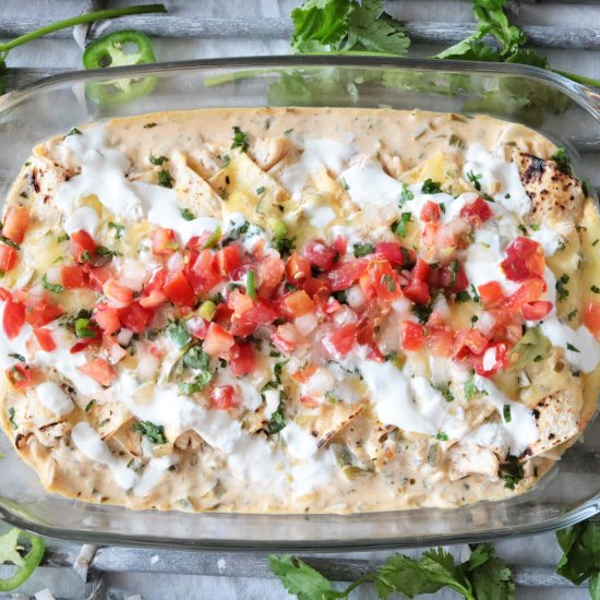 Sour Cream Enchiladas