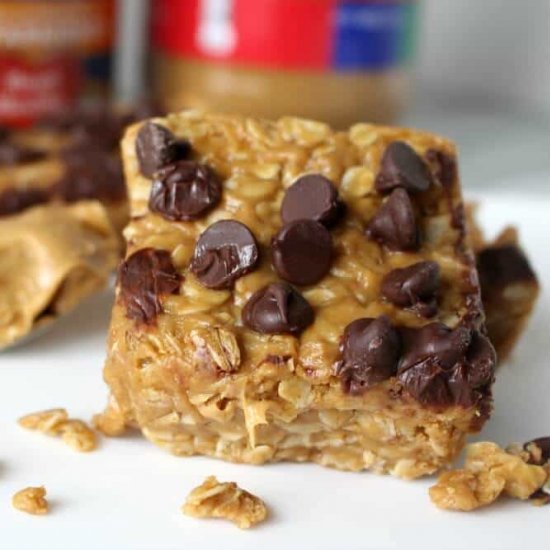 No-Bake Peanut Butter Oatmeal Bars