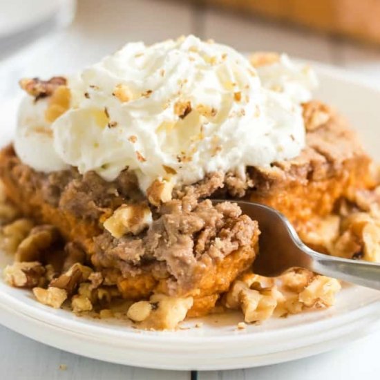 Pumpkin Dump Cake