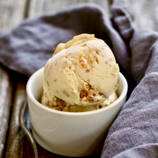 Bourbon And Corn Flake Ice Cream