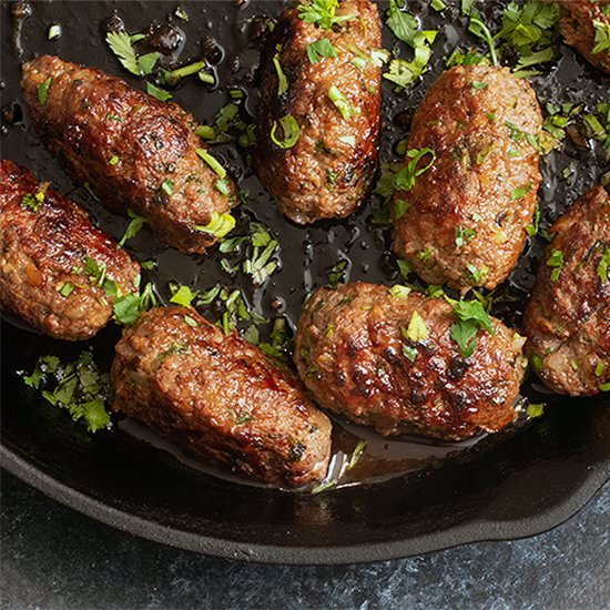 Lamb Kofta With Pomegranate Glaze