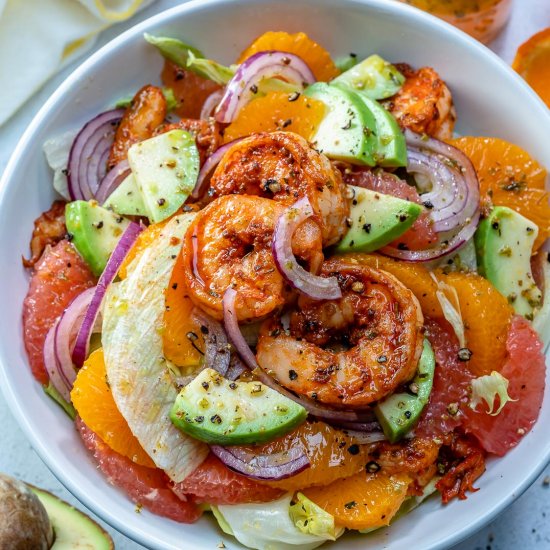 Citrus Cajun Shrimp Salad