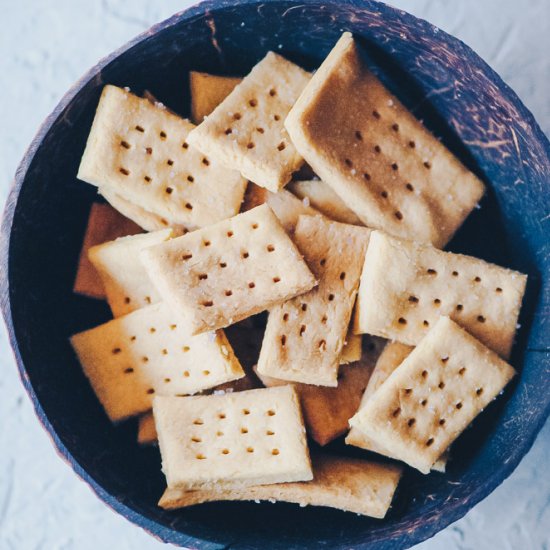 Sea Salt Chickpea Crackers