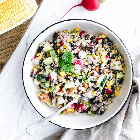 Summer Buckwheat Salad with Lovage