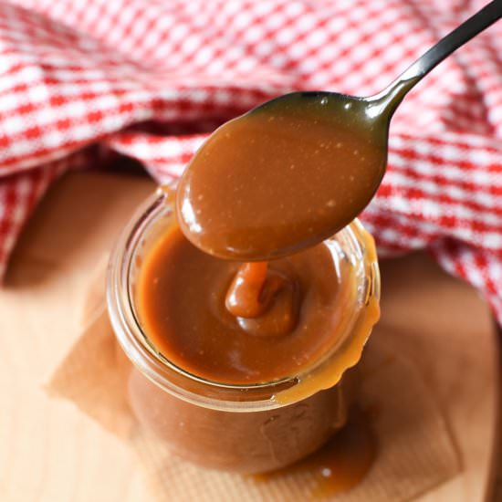 homemade Salted caramel sauce