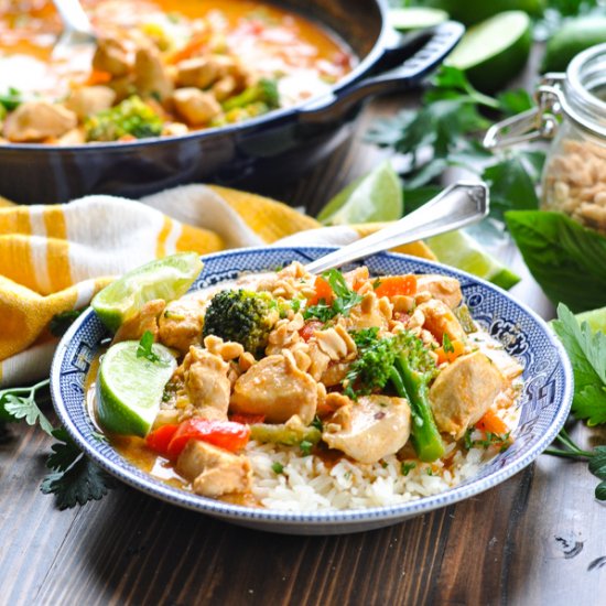 Dump-and-Bake Thai Chicken Curry