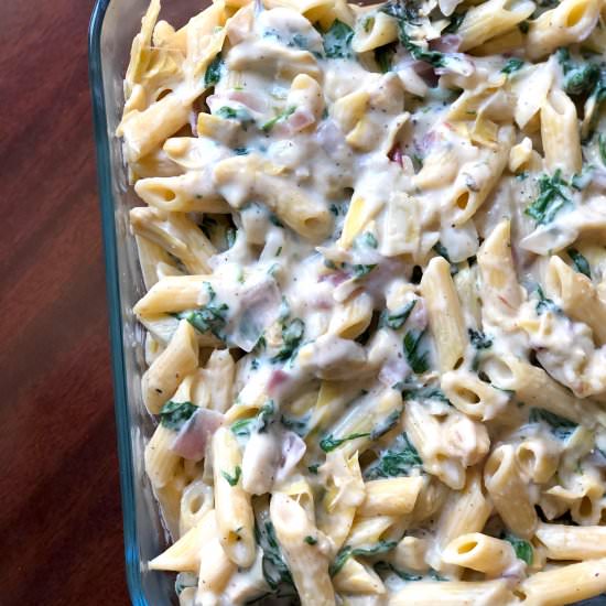 Spinach Artichoke Pasta