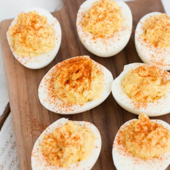 THE BEST DEVILED EGGS RECIPE