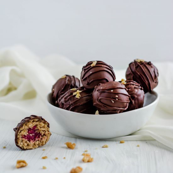 Raspberry Chocolate Bites