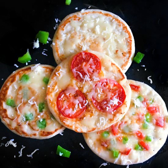 Pizza Uttapam (Savory Pancakes)