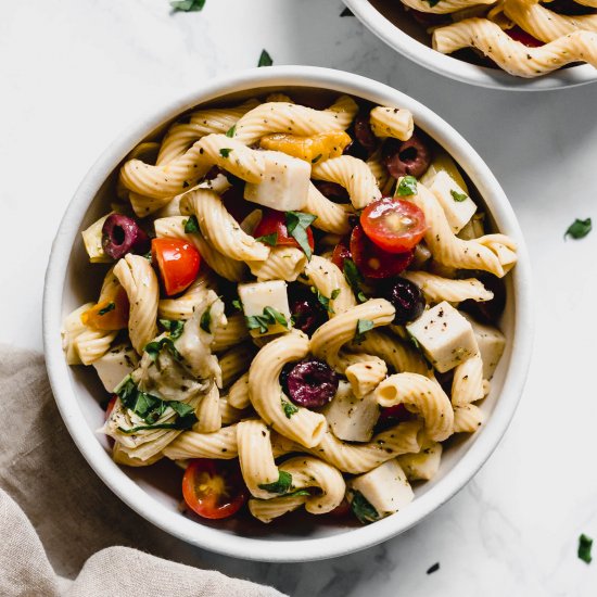 Italian Vegan Pasta Salad