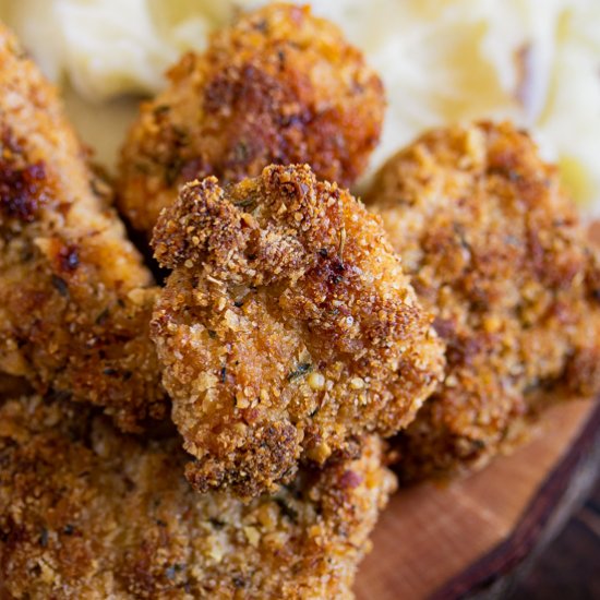 Almond Crusted Chicken Nuggets