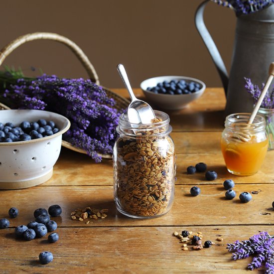 Blueberry Lavender Granola