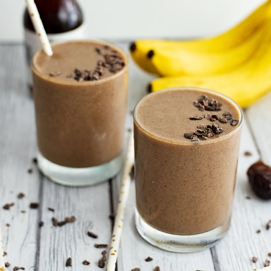 Coffee Banana Protein Smoothie