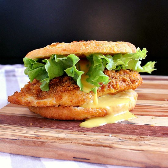 Crispy Keto Chicken Burger