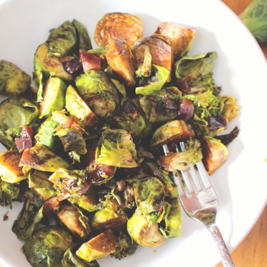 Balsamic Broccoli & Brussel Sprouts