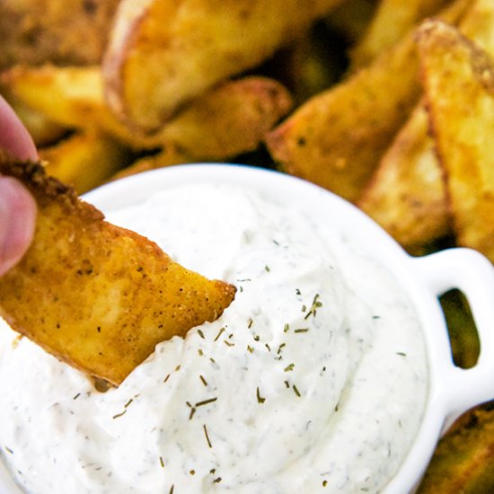 Hometown Favourite Wedges & Dip