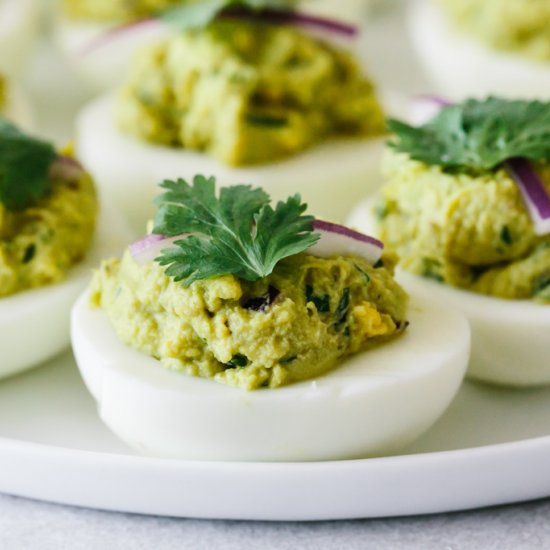 Avocado Deviled Eggs