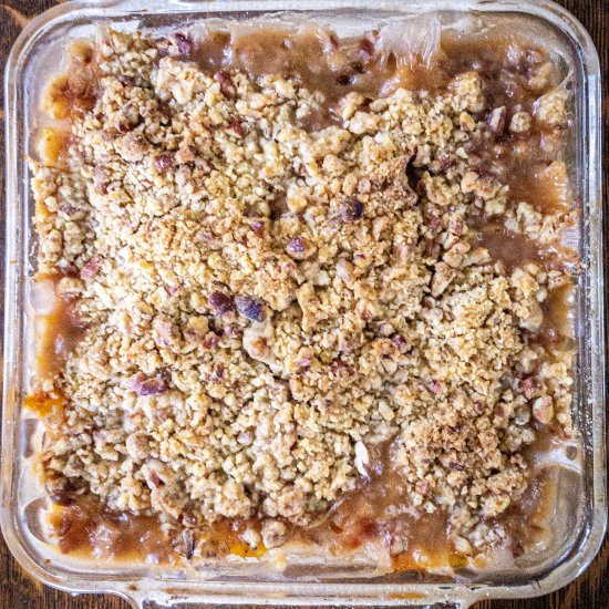 peach crisp