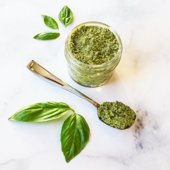 Easy Vegan Oil Free Pesto