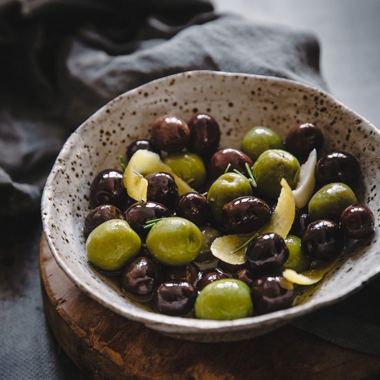 Mediterranean Marinated Olives