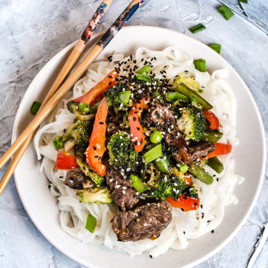 Stir-fry vietnamese beef