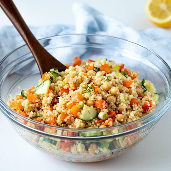 Quinoa Chickpea Salad