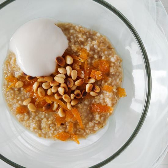 Cardamom & Candied Citrus Oatmeal